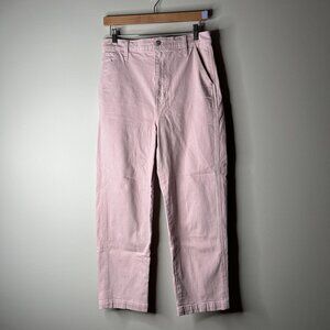 Madewell High Rise Classic Straight Wisteria Pink Jeans Pants Women's Size 28